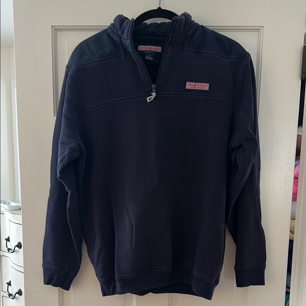 Vineyard Vines Men's Shep Shirt Navy 1/4 Zip in Small